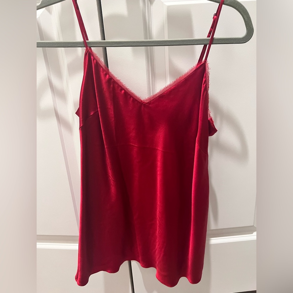 Red intimates silk camisole from Neimans